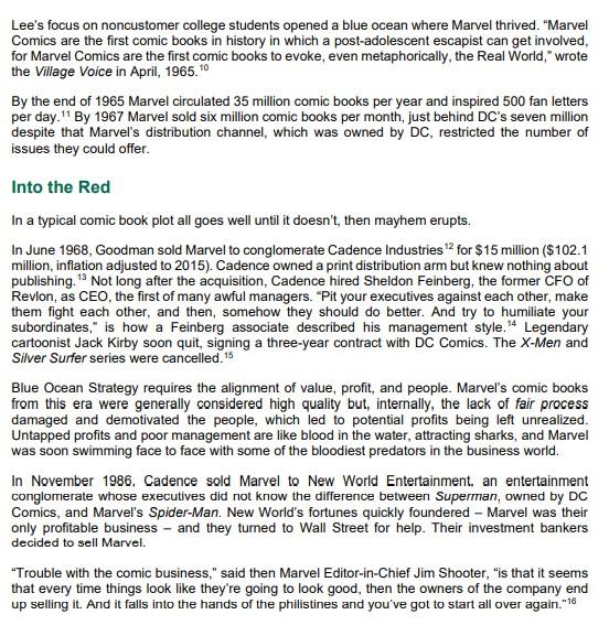 figure and explanations). Explain also how those ERRC choices allowed them to