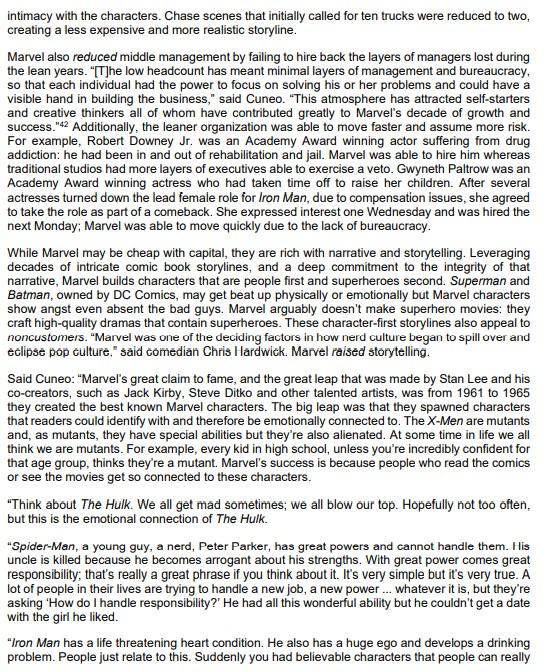 Way: Restoring a Blue Ocean After Iron Man smashes his way to