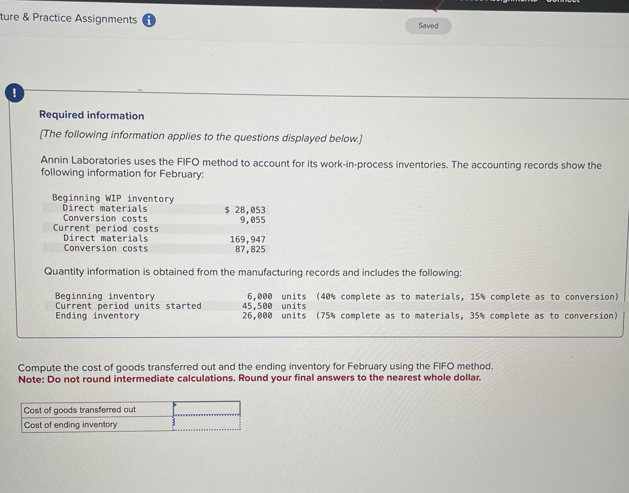  Required information Problem 5-77(Algo) Methods of Cost Analysis: Account Analysis, High-Low