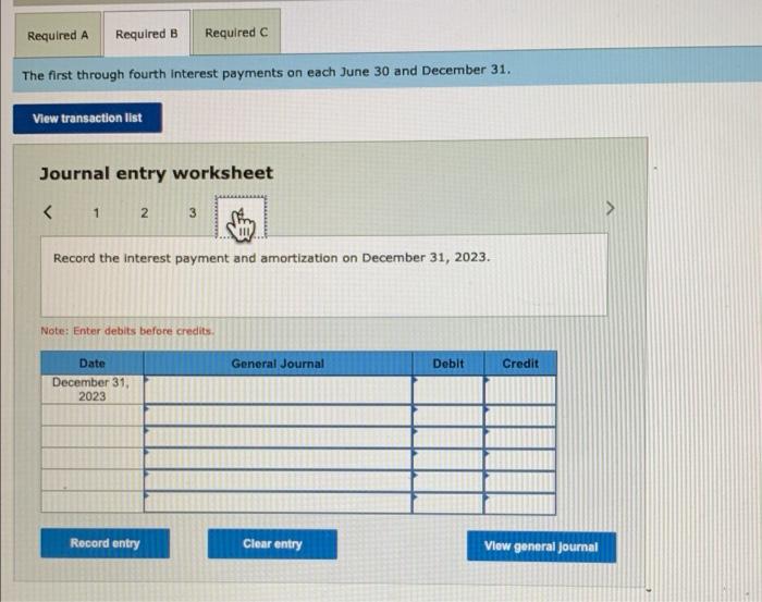 amortization table and prepare journal entries for the following. (a) The issuance