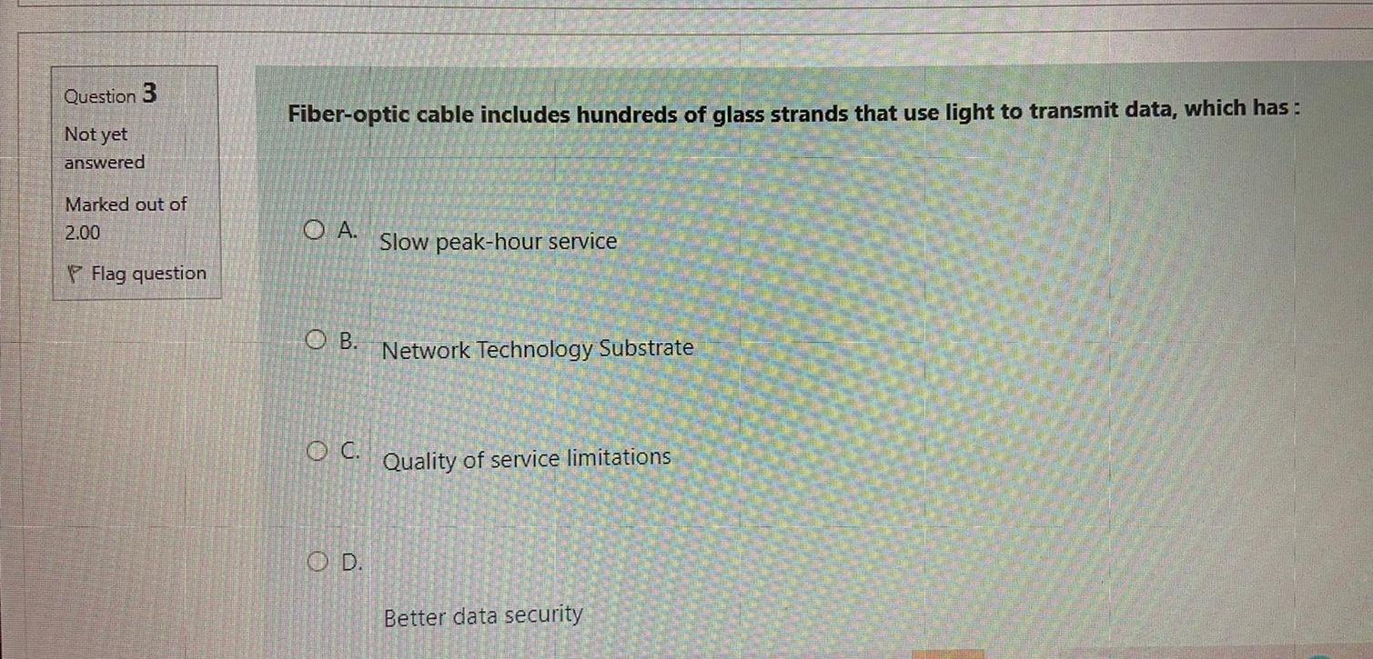 A. Subscription P Flag question B. Transaction Fee O C. Advertising O