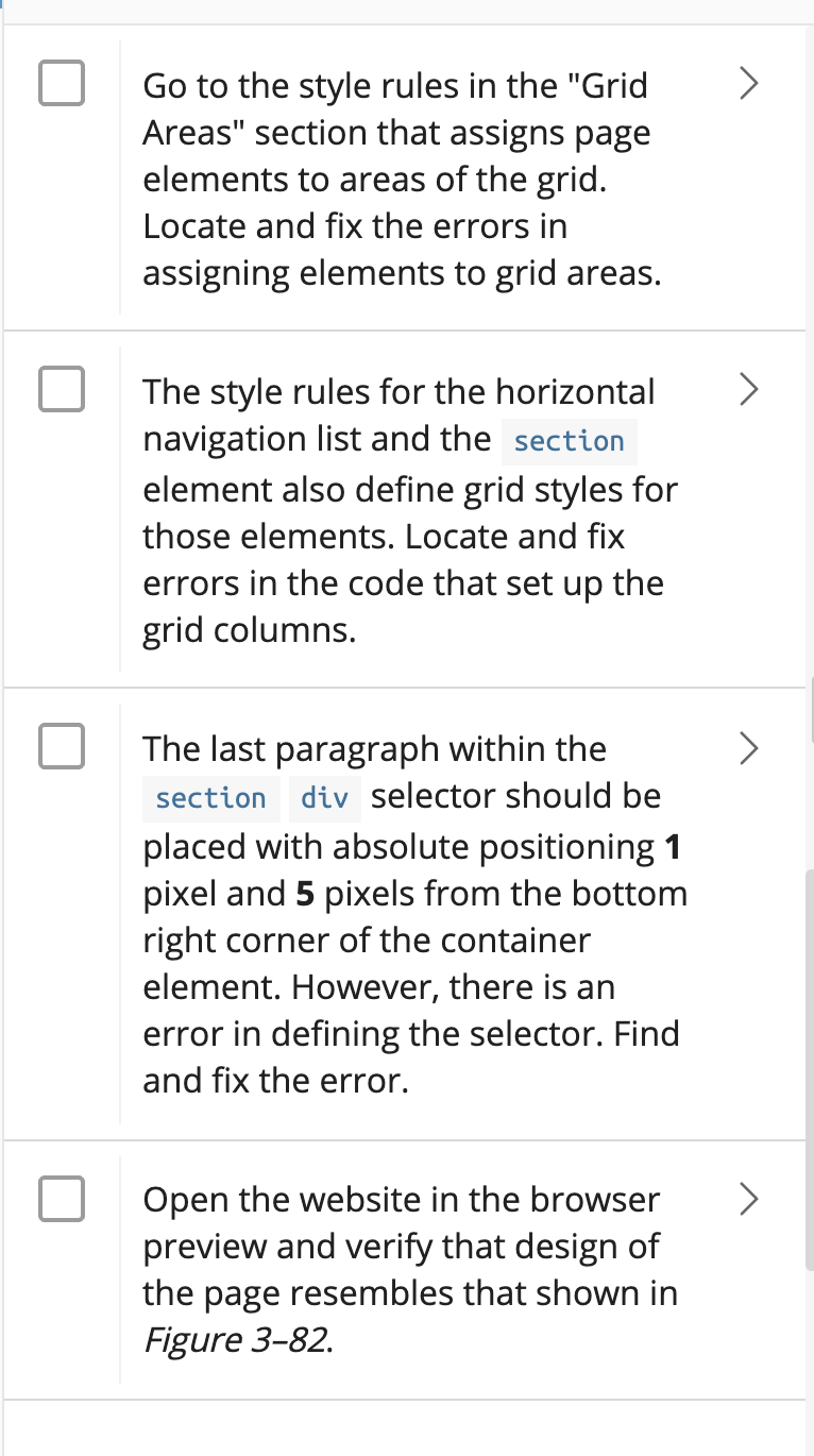 Figure 382 shows a completed web page that uses