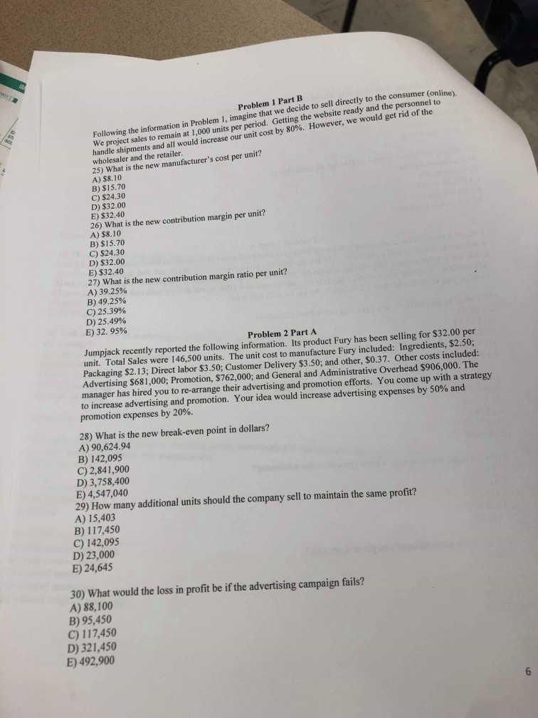 E) geospatial platforms Problem 1 Part A You are