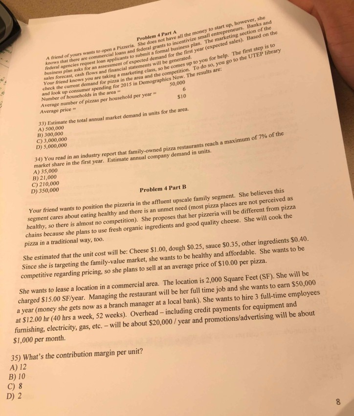 E) geospatial platforms Problem 1 Part A You are