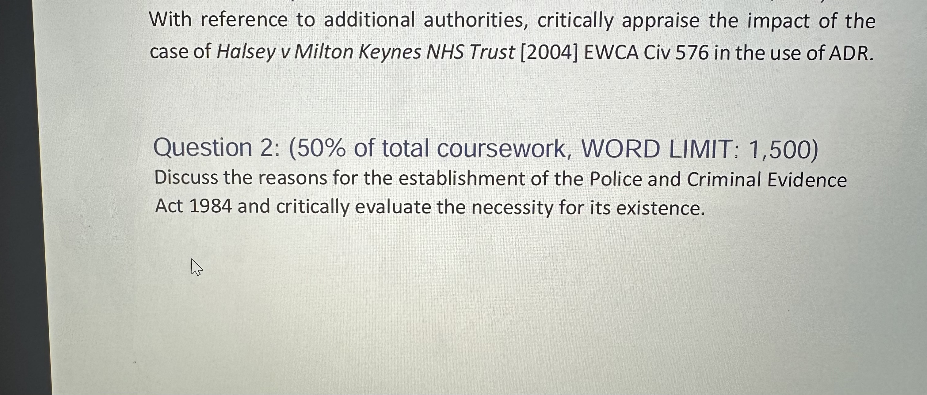 With reference to additional to legal authorities