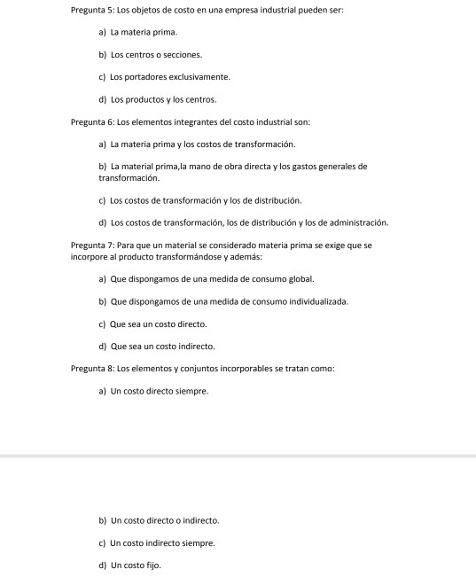 Donde aplique se pueden seleccionar mas de una.