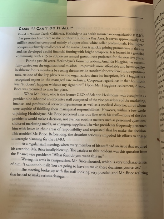 For this assignment please refer back to the I