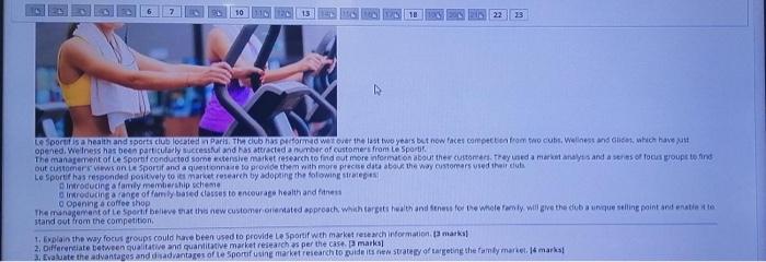 QUESTION 23 10 points Read the case study