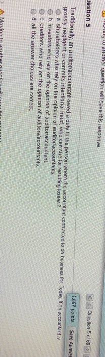 mony w alother question will save this response <