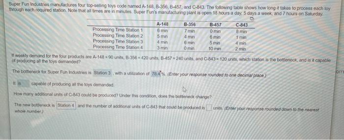 4 min 2 min Super Fun Industries manufactures
