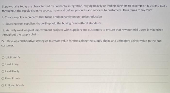 When engaging in Global Sourcing, buyers must 1.