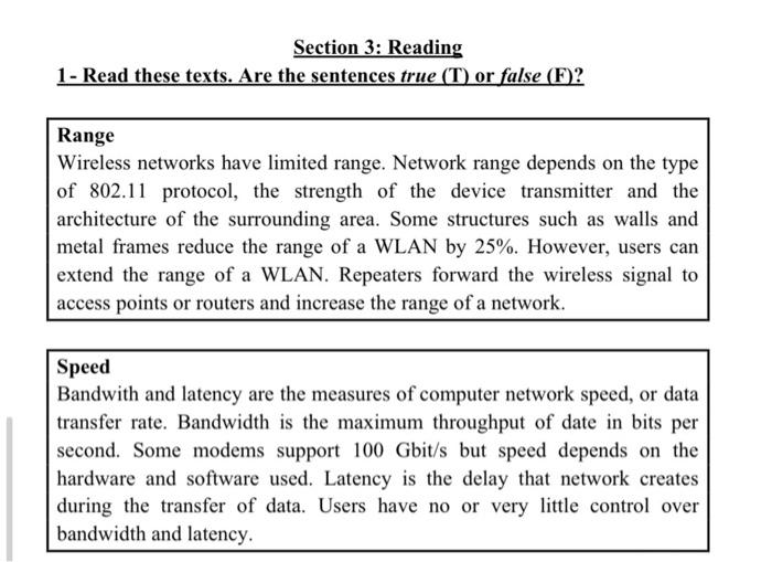 help plz Section 1: Vocabulary 1 - Complete these
