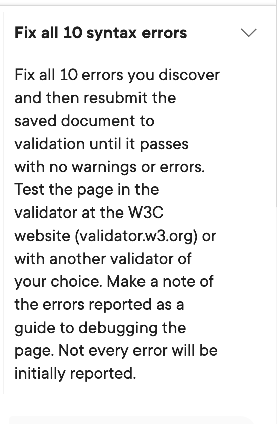 I have fixed 8 of the errors. There are 2 more.