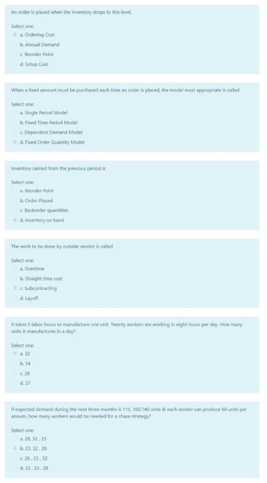 Aggregate operational plan specifies the optimal