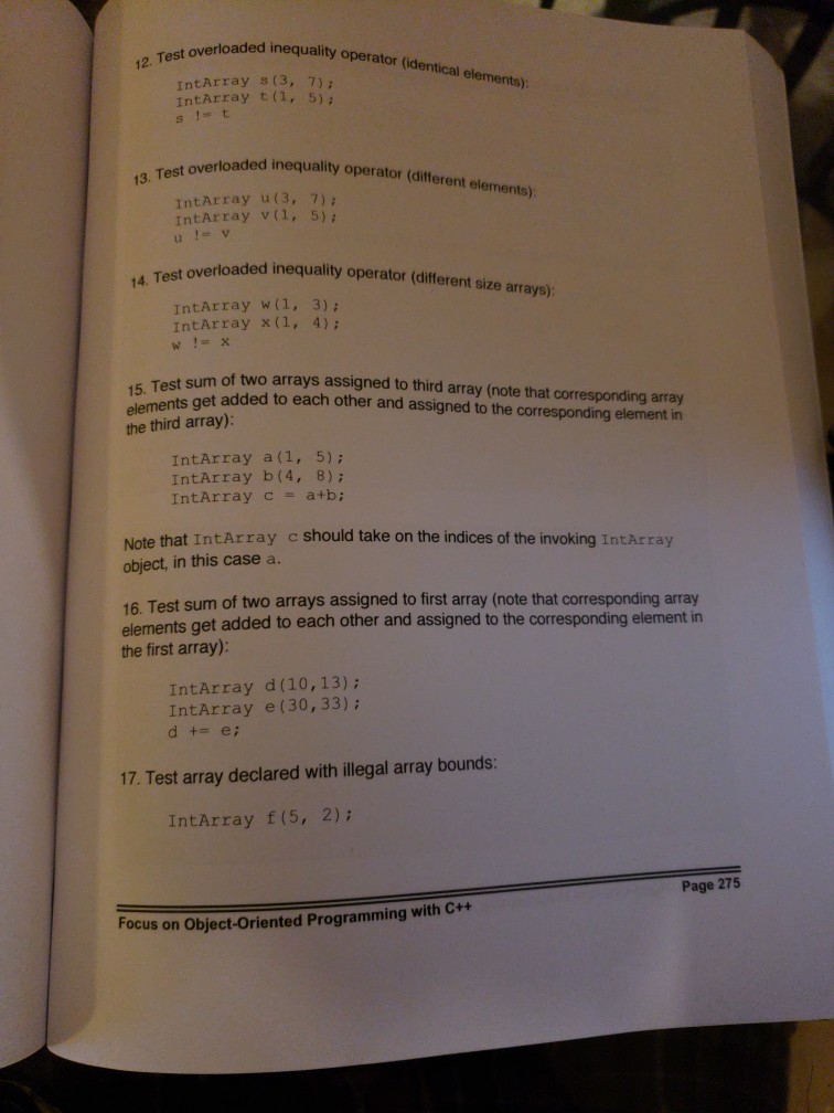 please help with the operator overloading lab (intArray) in c++ will provide