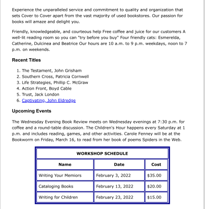 INSTRUCTIONS Create the following HTML web page