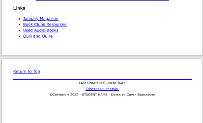 INSTRUCTIONS Create the following HTML web page