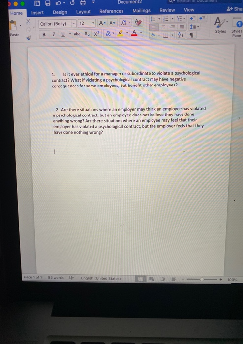 5. Home Review View + Sh B o Documentz Insert