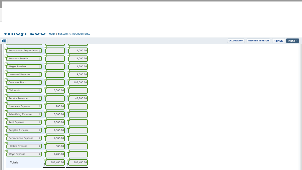 only im looking for answer (i) Prepare Balance