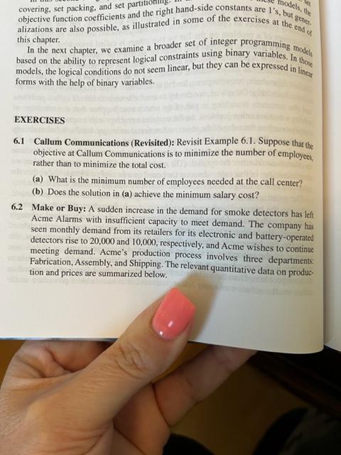 Textbook is Optimization Modeling with