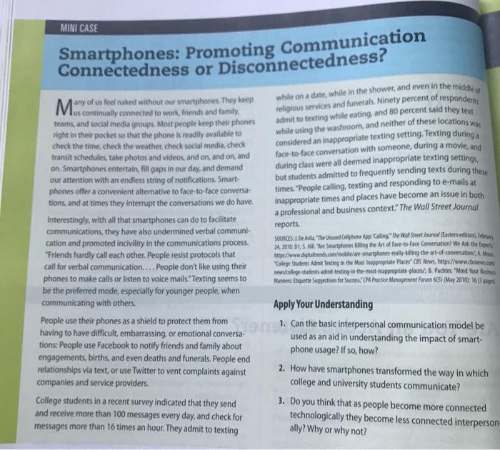 please answer the three questions MINI CASE