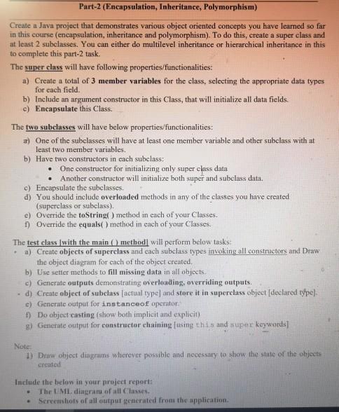 Part 2 : // EntertainmentMedia.java public abstract class EntertainmentMedia { private