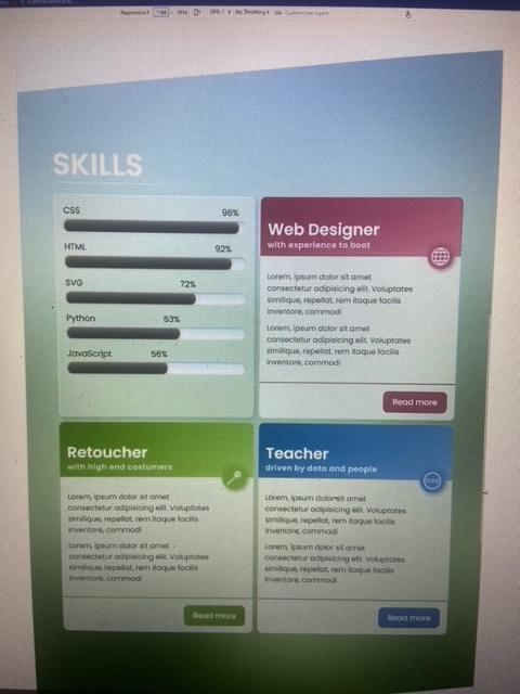 How do make the layout change like the example in