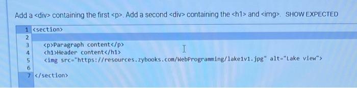 Add a < div> containing the first p>. Add a