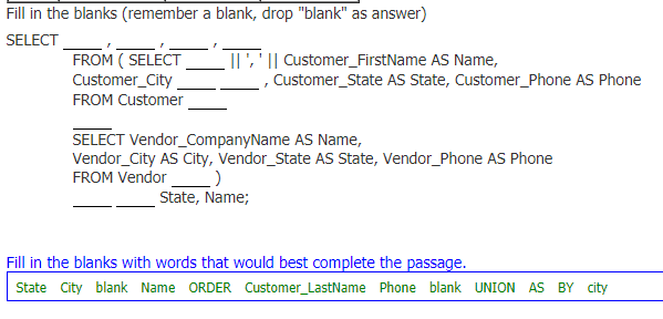 The problems for this chapter use a database for a simple department