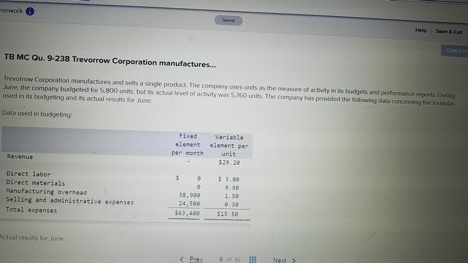ework Saved Help Save & Exit Check TB MC Qu.
