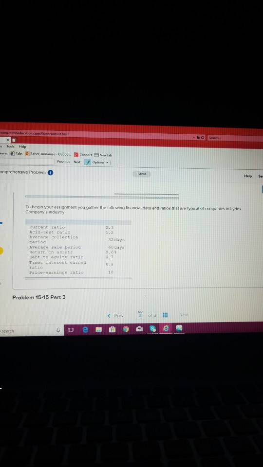 ools Help e, Tabs Balses, Annanse-Outloo Connect