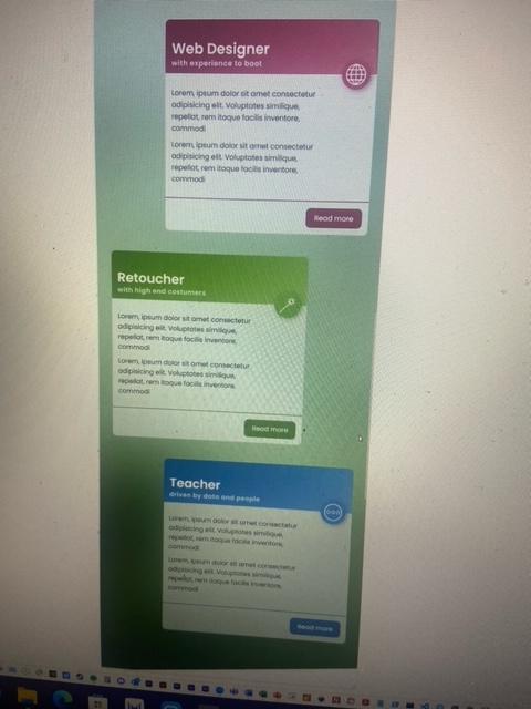 How do make the layout change like the example in