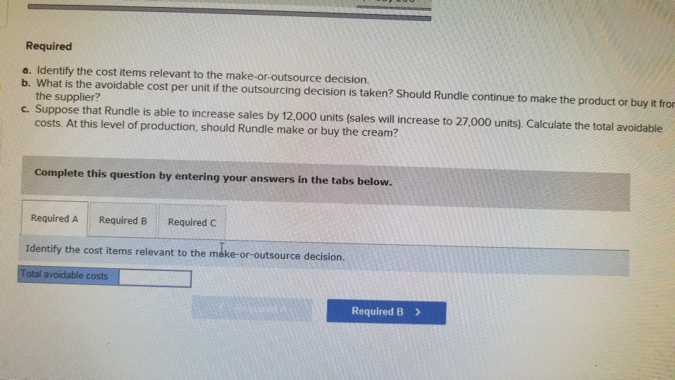 Problem 13-25 Effects of the level of production