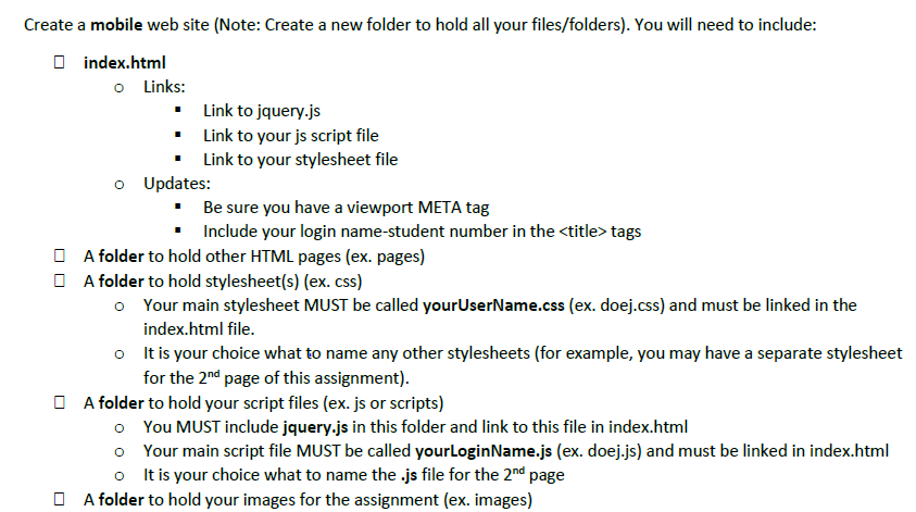 Create a mobile web site (Note: Create a new