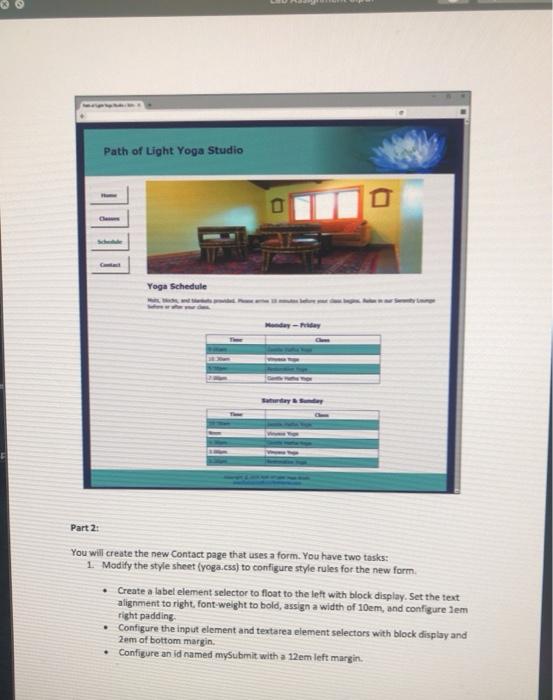 Here is the assignment for this week that i am