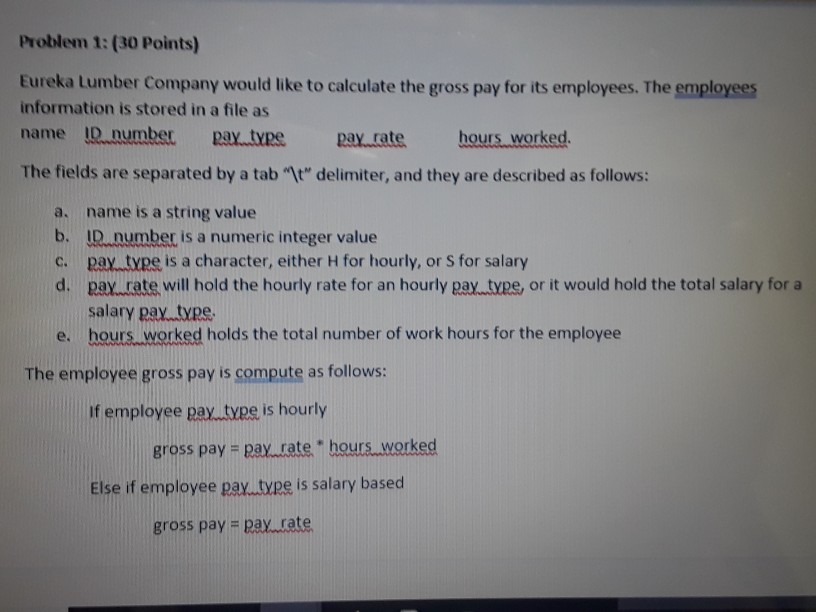 a python code is needed by using the information