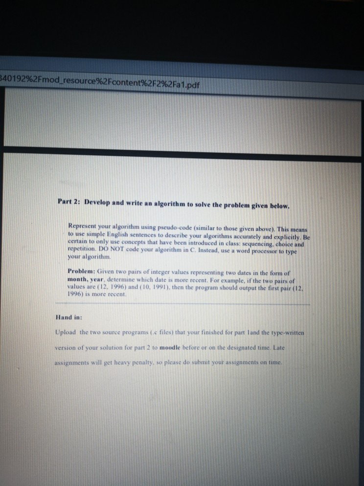 Need help with this assignment Mostly C