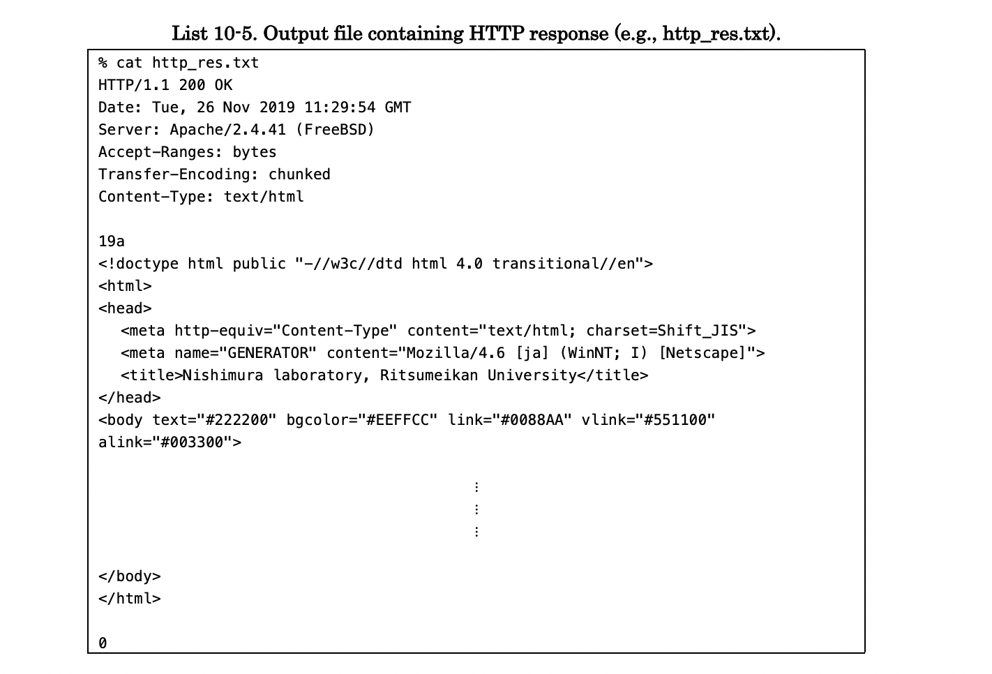Exercise 101: The students create a client