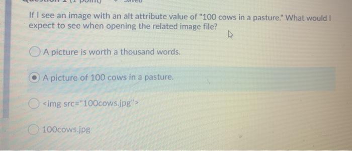  If I see an image with an alt attribute value of