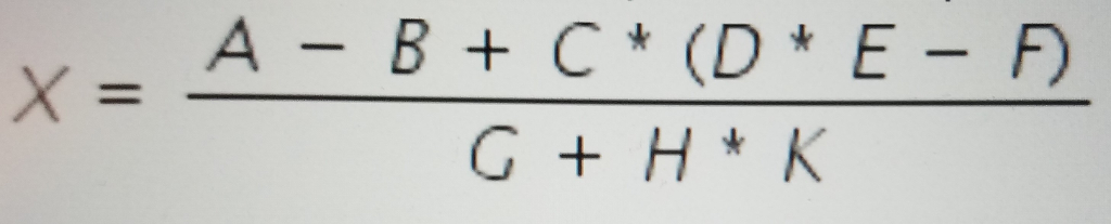 Write the following expression in postfix notation (remember the rules of precedence