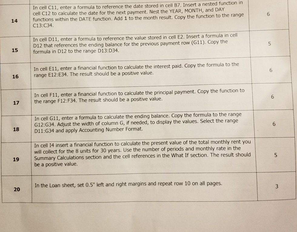 I got different values when I did these