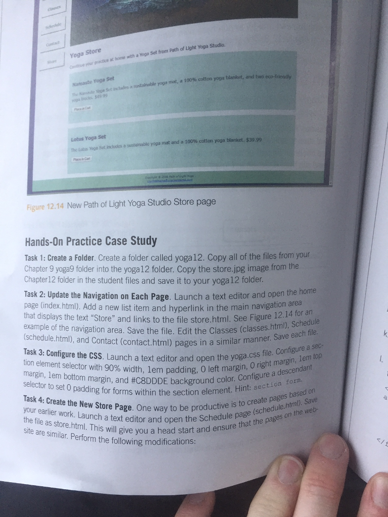 Chapter 12 Web Case Study Path of light Yoga