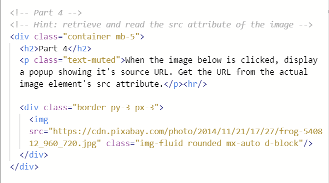 Part 3 when the "Greet Modify" button is clicked,