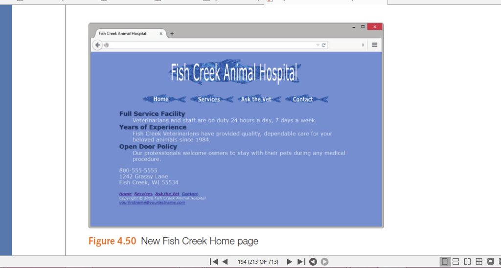Fish Creek Animal Hospital See Chapter 2 for an