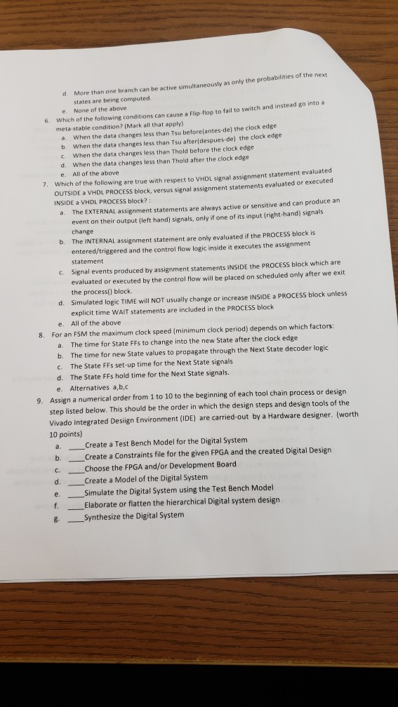 More than one branch can be active simultaneously