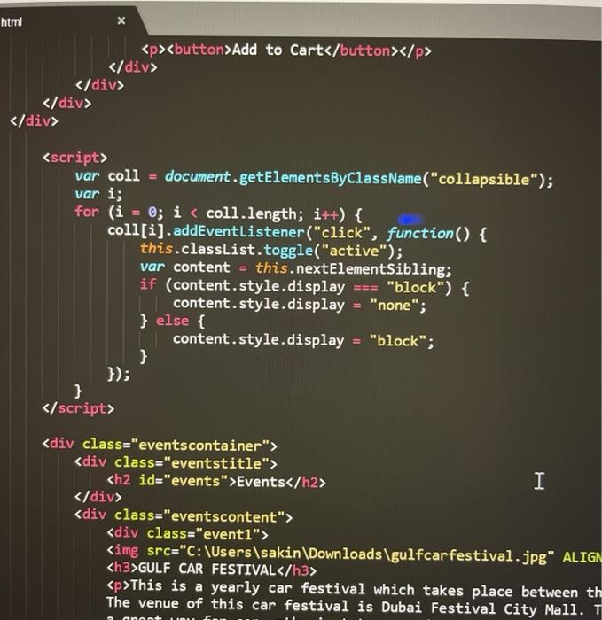 have to describe in details what the above