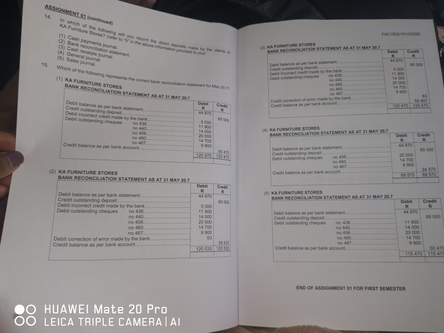  Please help me with this question The statement below question 7