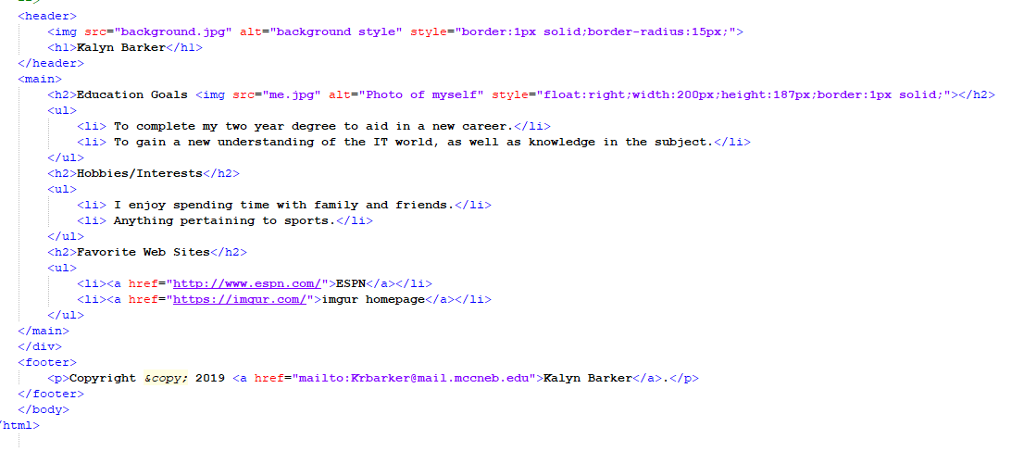 Need to get name next to apple, and have picture