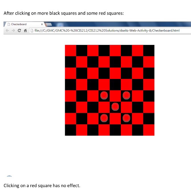 This is the guide line Web Activity 8 - Guidance