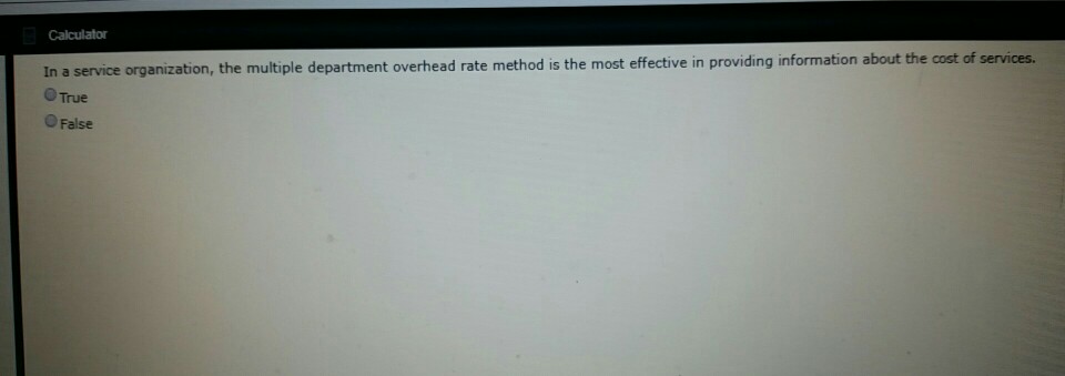 If the activities causing overhead costs are